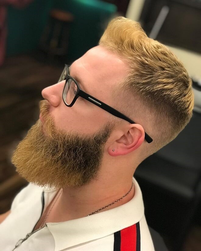 hairstyle with beard