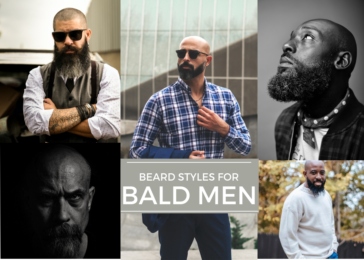 Beard styles for bald men