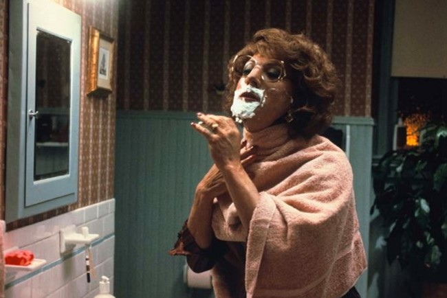 Tootsie shaving scene