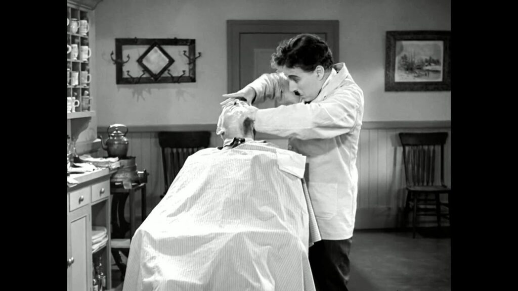 great dictator shaving scene